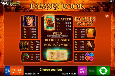 Ramses Book Echtgeld Online Slot spielen .